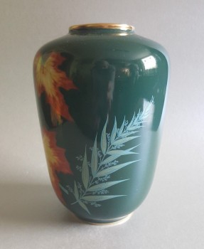 Rosenthal Selb Porzellan Vase Dekor " Bunte Blätter"